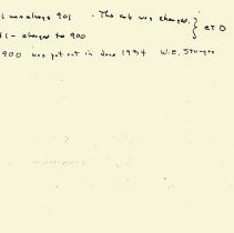 Section 11 - Line Car [900] & Work Car [901] Notes